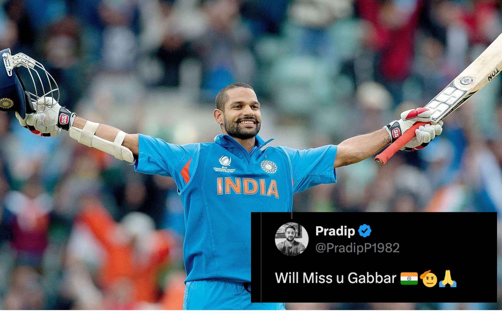 'Will Miss You Gabbar': Fans Reacts  As Shikhar Dhawan Announces Retirement From International Cricket